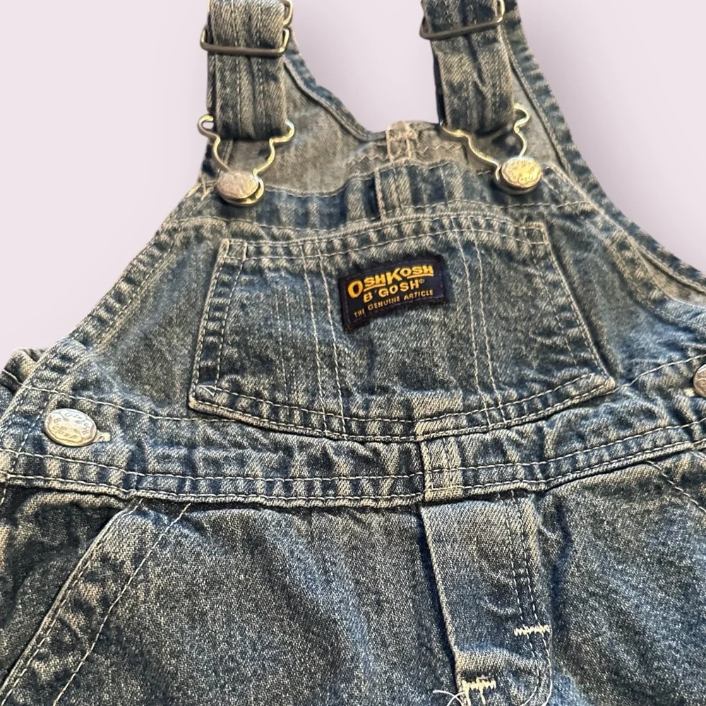 Baby OshKosh The Genuine Article 12 Month Medium Wash Denim Overalls